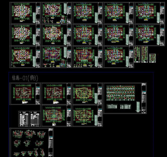 某高层住宅楼cad结构图