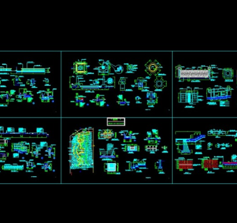 市政广场cad施工图纸