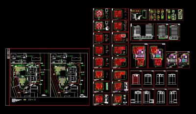 xx高层文教大院住宅楼建筑cad施工图