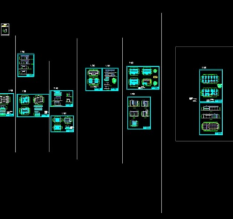 湖北某A级风景区民俗村建筑整套cad