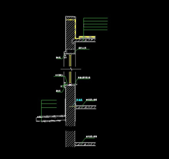 钢结构墙身cad大样图纸