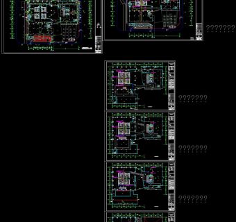 群房弱电cad平面图