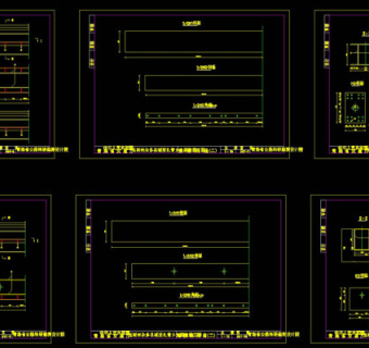 横梁构造cad图纸