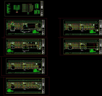 弱电线路cad图纸
