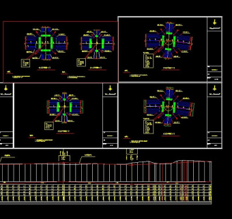 市政道路设计交叉口详细cad施工图