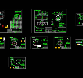 堵阀全套图纸CAD机械图纸