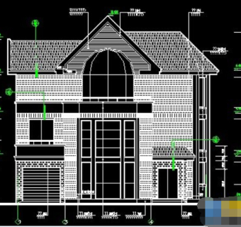 达华庄园别墅cad图纸