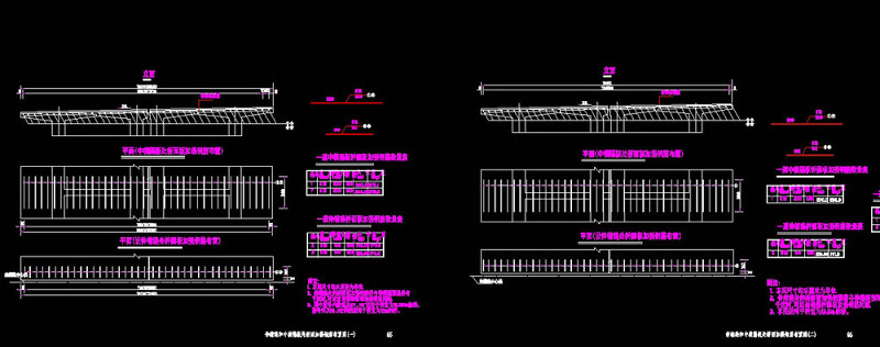 桥面加强钢筋布置图cad图纸