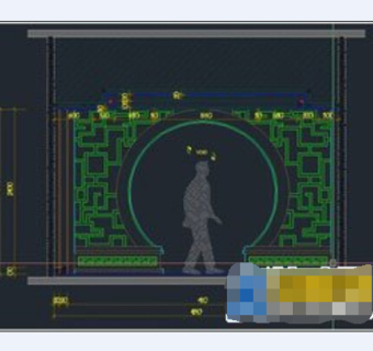 某棋牌室cad施工设计图