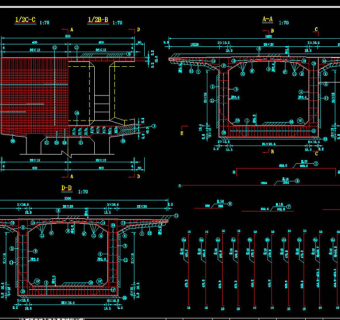 普通钢筋构造图cad图纸