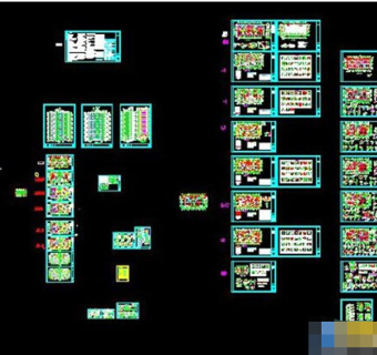 整套高层住宅建筑cad设计施工图纸