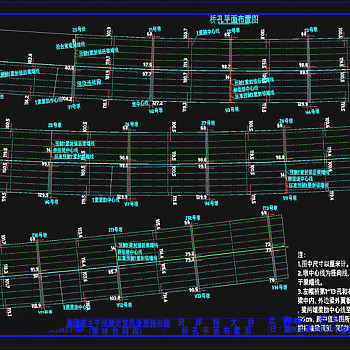 平面布孔cad图纸