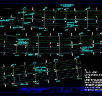 平面布孔cad图纸