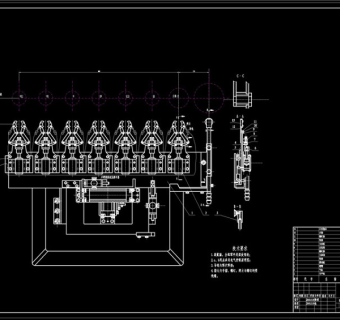 手部机构cad机械工业图纸