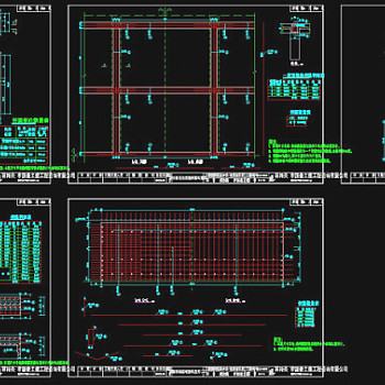 桥面板钢筋cad图纸