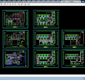 南方xx休闲娱乐中心会所cad设计方案