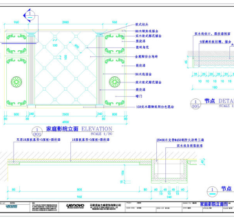 欧式施工图cad图纸