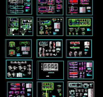 南方某大型水库工程整套CAD设计施工