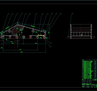 筛箱cad机械工业图纸