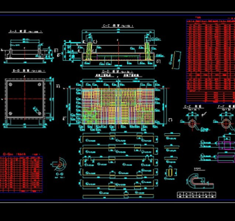 输电塔cad基础详细设计图.
