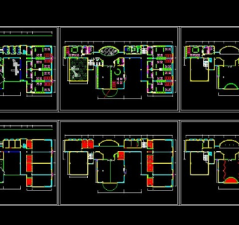 幼儿园平面布置CAD设计图