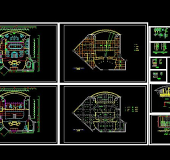 北京某广告公司全套装修CAD设计图纸