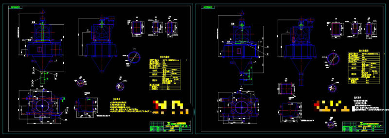选粉机CAD机械图纸
