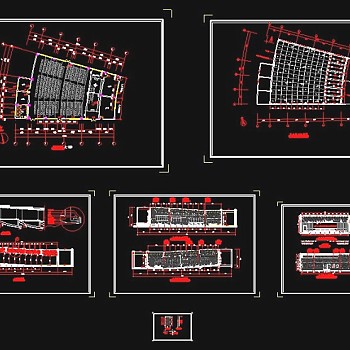 某大学阶梯式大会议室CAD设计施工图