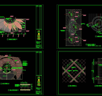 铺装详图cad图纸
