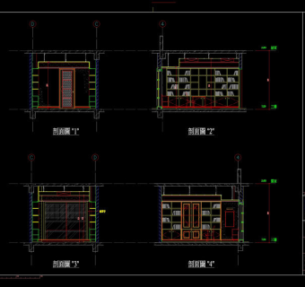 别墅建筑cad图纸
