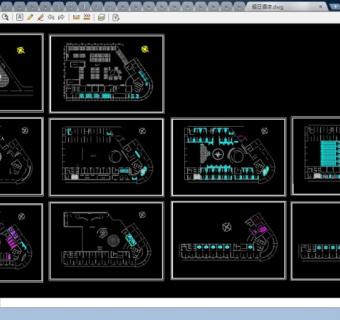 整套星级酒店CAD布置设计施工图