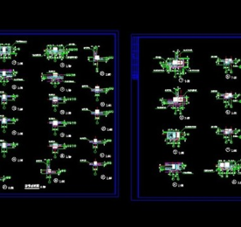 地下室内墙变形缝节点CAD详图1