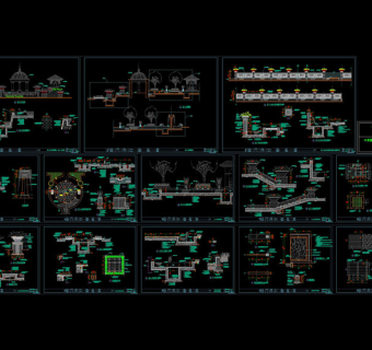 主入口详图cad图纸