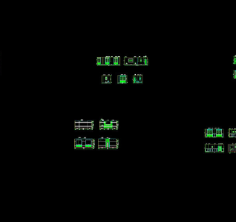 大连西岗图书馆立面图cad图纸