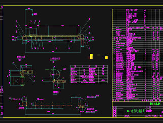 胶带机安装总图CAD机械图纸
