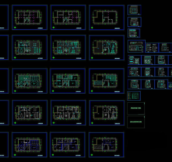 全套室内设计装修图cad图纸