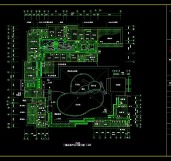 洗浴会所cad图纸素材