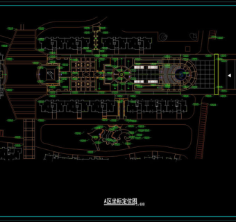 小区景观cad图纸