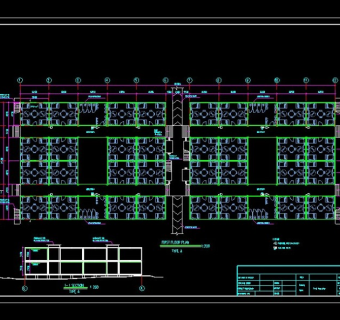 一整套饭店餐厅平面装修设计cad施工