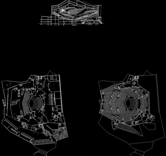 柏林爱乐音乐厅cad图纸