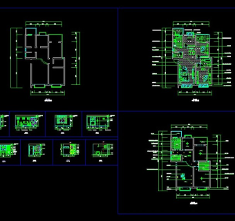 简单室内cad装修设计图纸dwg