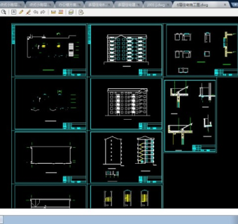 某多层住宅施楼CAD施工图纸