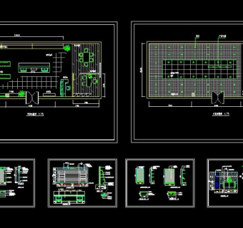 某商场电器商店cad装修设计施工图