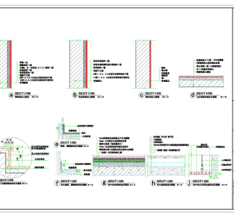 常用节点cad图纸