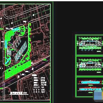 建筑cad全套施工图纸