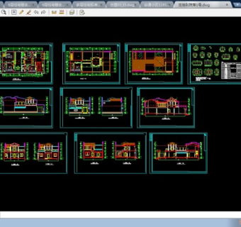 北京经典四合院全套建筑CAD设计施工