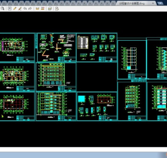 多种出租屋设计全套CAD图纸