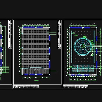 XX大型多功能展厅CAD详细设计施工图