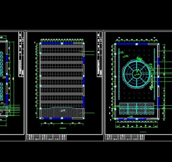 XX大型多功能展厅CAD详细设计施工图