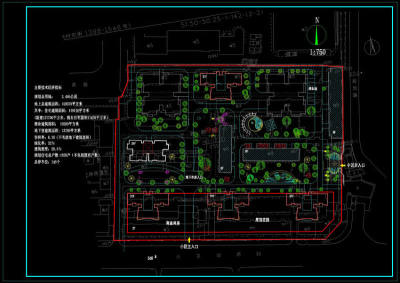 小区规划方案cad图纸
